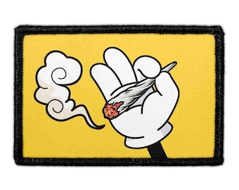 cartoon hand with joint - removable patch