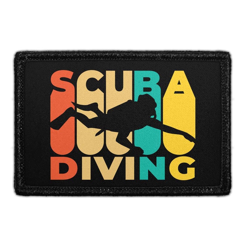 Scuba Diving - Removable Patch - Pull Patch - Removable Patches That Stick To Your Gear