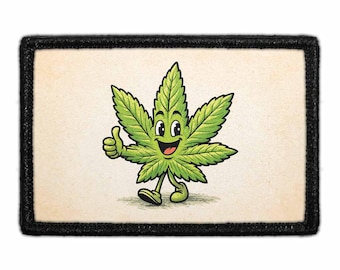Marijuana Leaf Buddy - Removable Patch