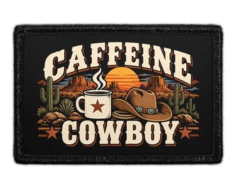 Caffeine Cowboy - Removable Patch