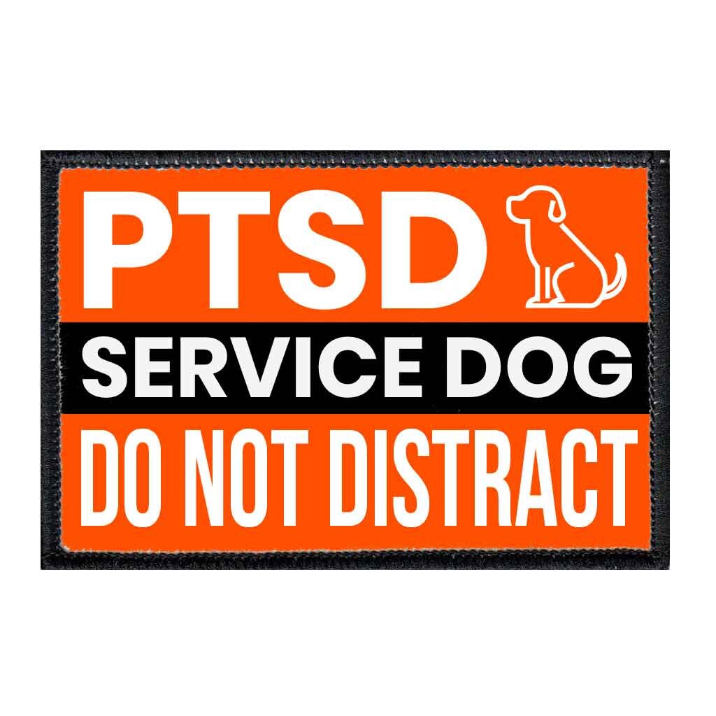 PTSD Service Dog Removable Patch Etsy