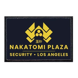 Nakatomi Plaza - Security - Black - Removable Patch