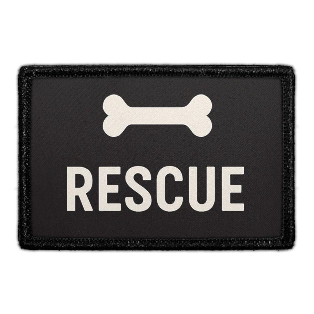 Simple Rescue Patch Rescue - Badge - Removable Patch - Etsy