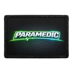 Paramedic - Meta Data - Crop Image Text - - Removable Patch - Pull Patch - Removable Patches For Authentic Flexfit and Snapback Hats