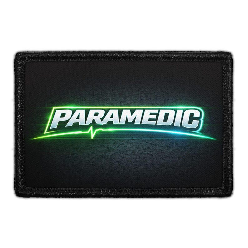 Paramedic - Meta Data - Crop Image Text - - Removable Patch - Pull Patch - Removable Patches For Authentic Flexfit and Snapback Hats