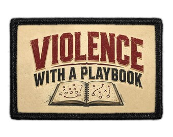 Violence With A Playbook - Removable Patch