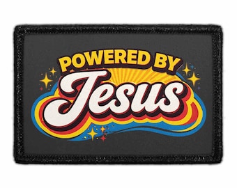 Powered By Jesus - Removable Patch