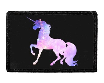Celestial Unicorn - Black - Removable Patch