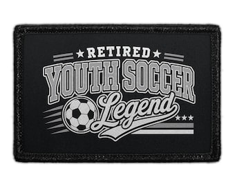 Retired Youth Soccer Legend - Removable Patch