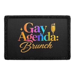 Gay Agenda Brunch - Removable Patch