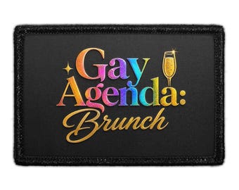 Gay Agenda Brunch - Removable Patch