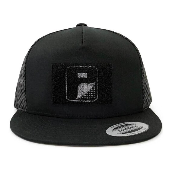 Tactical Trucker Flat Bill Hat With 