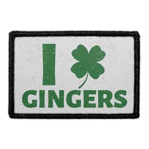 I Love Gingers - Removable Patch