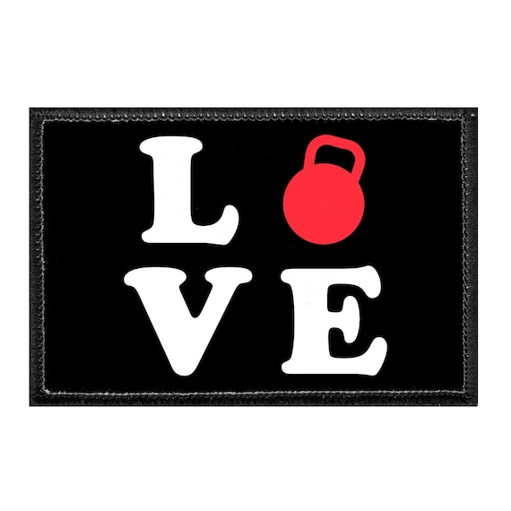 Kettlebell Iron on Patch Crossfit Patch, Gym Patch 