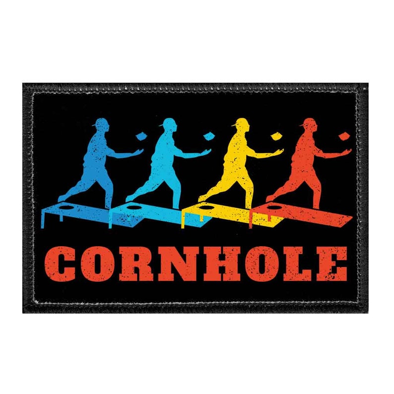 Removable Patch Cornhole Vintage