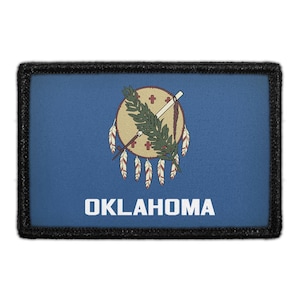 Oklahoma State Flag - Color - Removable Patch