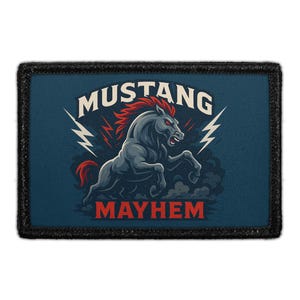 Mustang Mayhem - Removable Patch