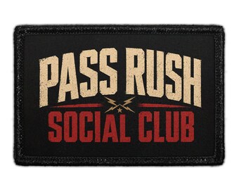 Pass Rush Social Club - Removable Patch