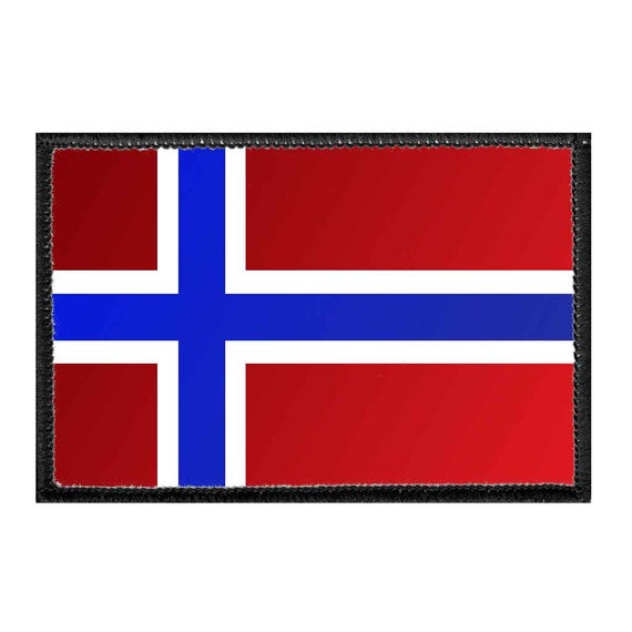 Drapeau Norvege Couleur ecusson amovible Etsy France
