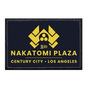 Nakatomi Plaza - Black - Removable Patch