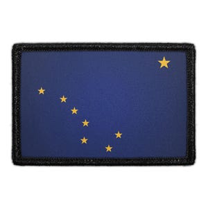 Alaska State Flag - Color - Removable Patch