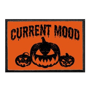 Current Mood - Pumpkin - Removable Patch