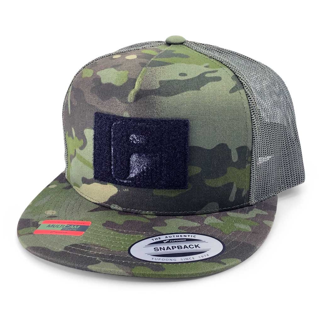 MULTICAM Classic Trucker Flat Bill Pull Patch Hat de SNAPBACK Camuflaje tropical y verde Etsy Mexico