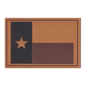 Texas State Flag - Leather - Removable Patch