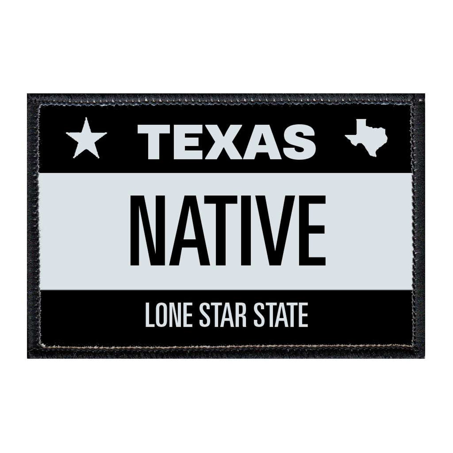 Native Texas License Plate Removable Patch Etsy