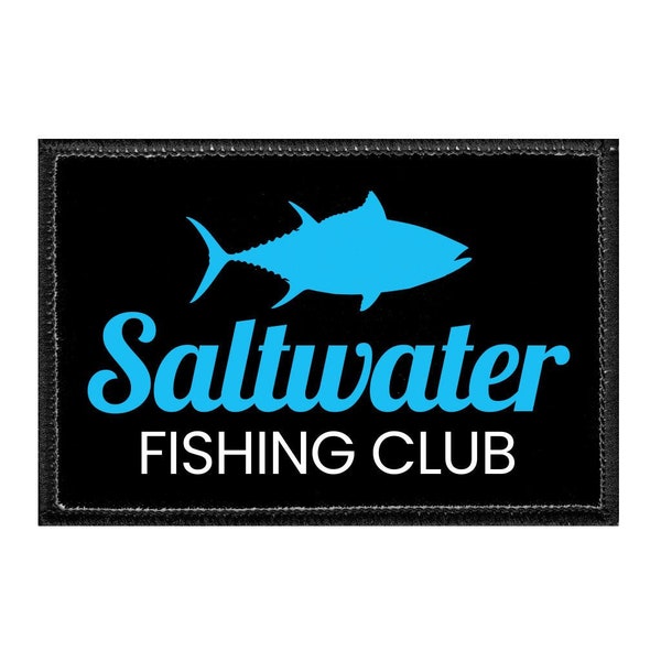 Saltwater Fishing Club - Removable Patch