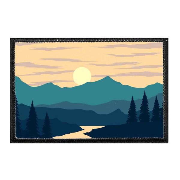 Sunrise On The Mountains - Removable Patch