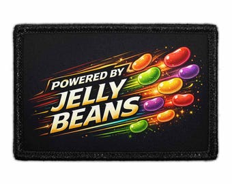 Powered By Jelly Beans - Removable Patch