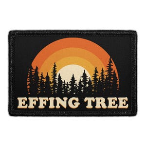 Effing Tree - Disc Golf - Removable Patch