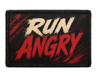 Run Angry - Removable Patch