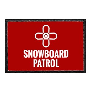 Snowboard Patrol - Removable Patch