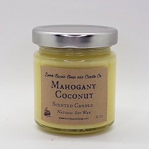 Mahogany Coconut Soy Candle