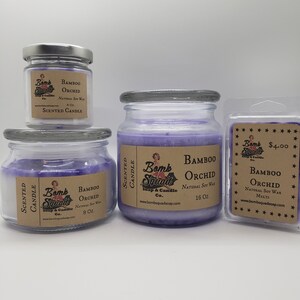Bamboo Orchid Soy Candle
