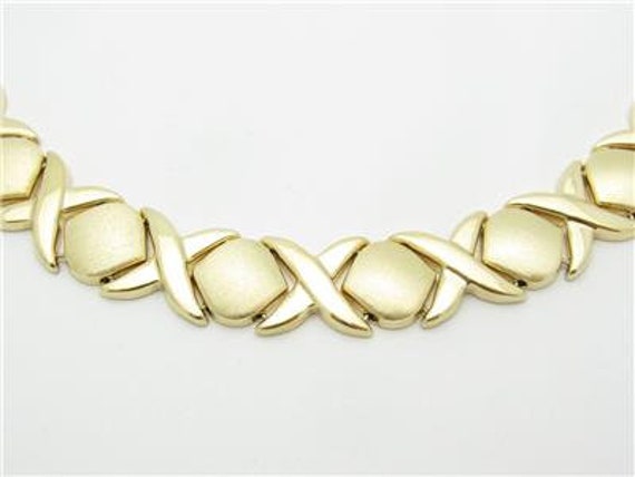 14k gold hugs and clearance kisses necklace
