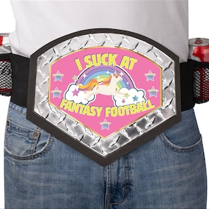 Fantasy Football Loser Trophy Party Belt | Last Place Fantasy Football Trophy | Fantasy Football Loser Ideas | Fantasy Football Loser