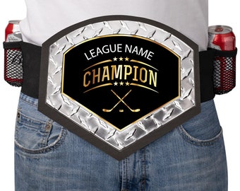 Cinturón de hockey de fantasía personalizado / Cinturón de campeonato personalizado / Cinturón de hockey de fantasía / Hockey de fantasía / Trofeo de hockey de fantasía / Cinturón de la NHL
