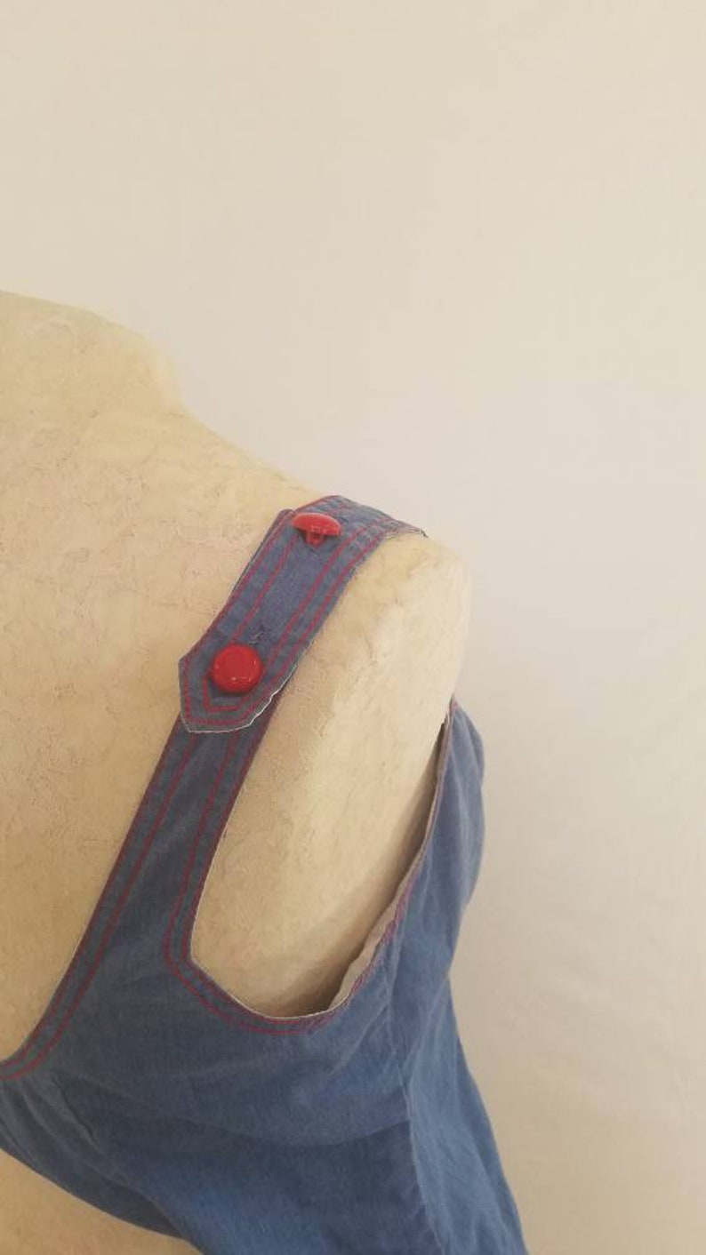 Vintage denim romper