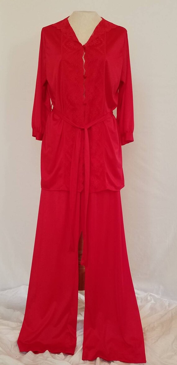 Vintage Red 2 piece pajama set