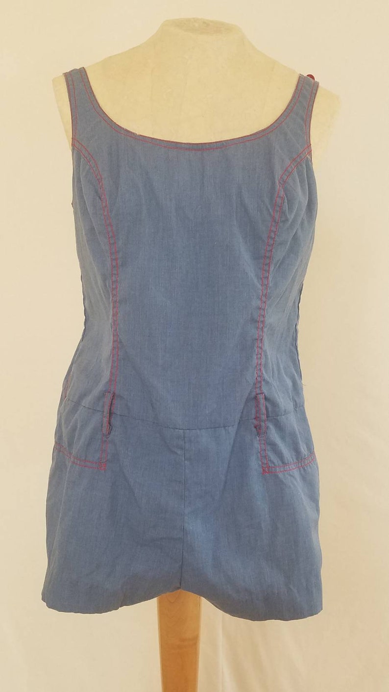 Vintage denim romper