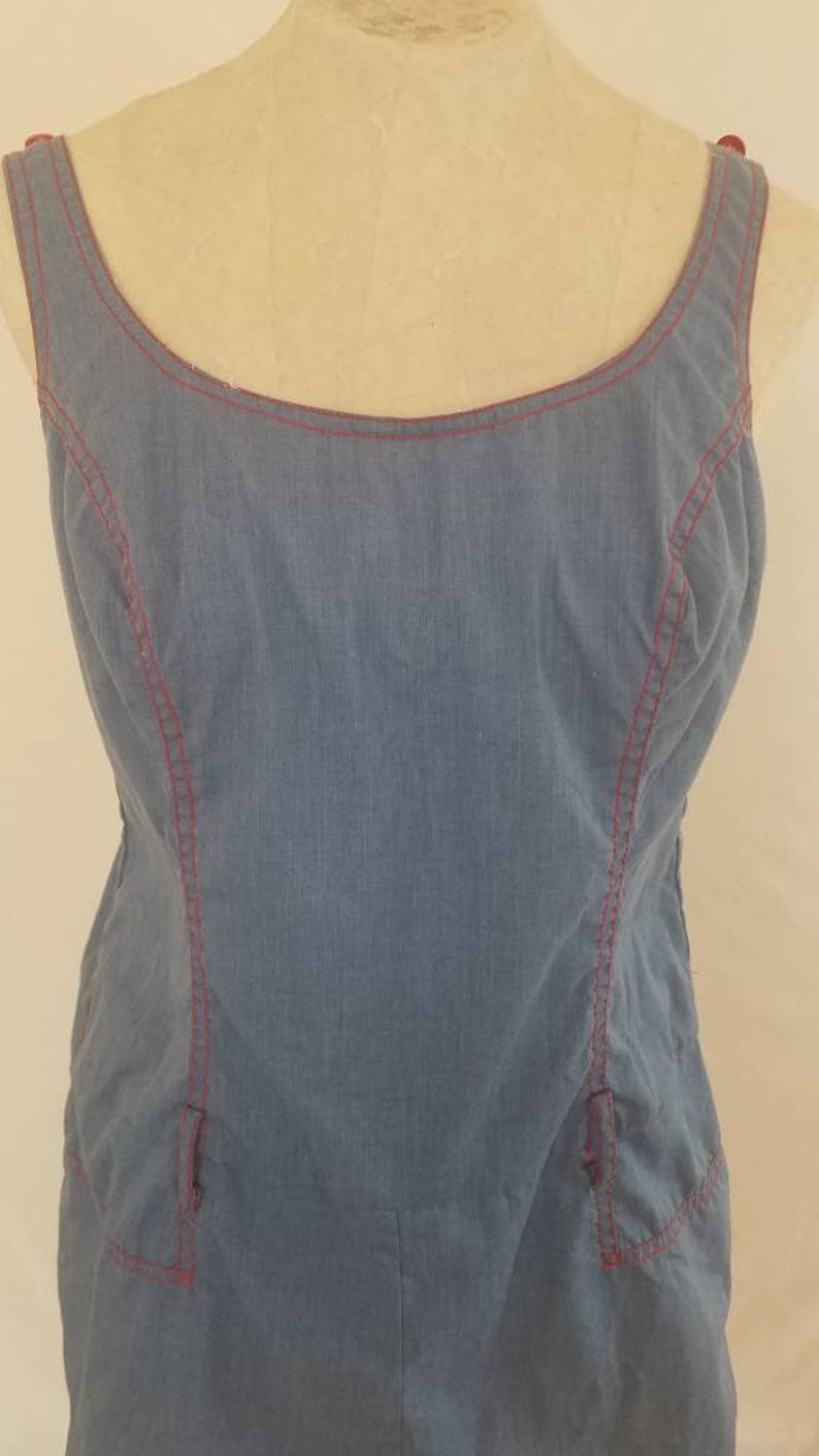 Vintage denim romper
