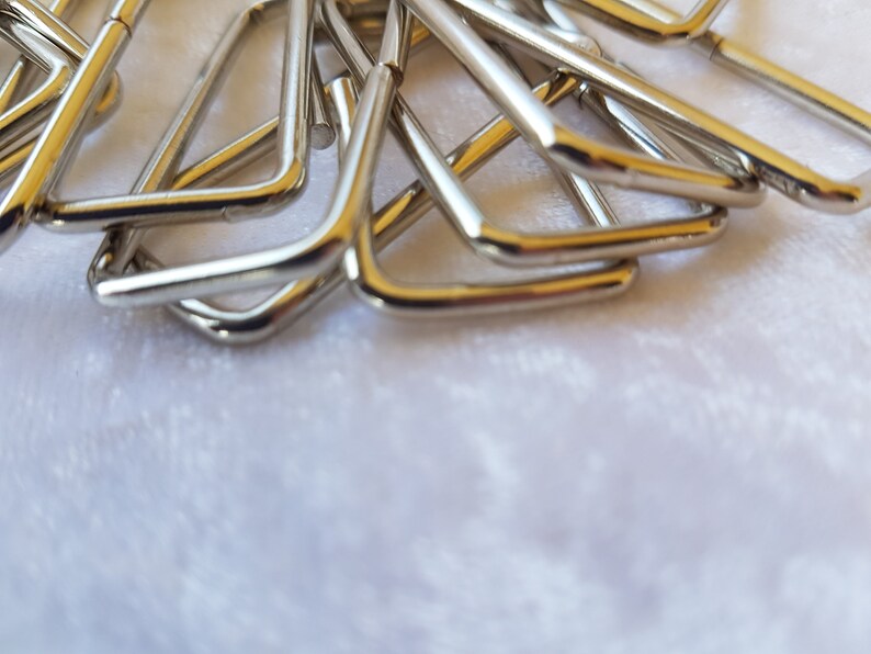 40mm Rectangle Rings for Bag Making and Crafting 25pce