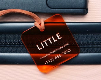 Étiquettes à bagage étiquette de bagage personnalisée sac à langer bébé mariage demoiselle d'honneur gravé voyage cadeau étiquette cadeau Saint-Valentin pour lui A1