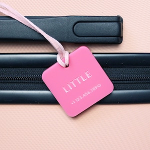 Luggage Tags Luggage Tag Personalized Diaper Bag Baby Wedding Bridesmaid Engraved Travel Gift Bag Tag Favor Valentines Gift for Him A1 image 2