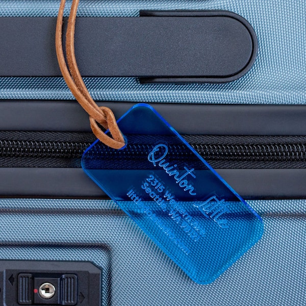 Round Luggage Tags Etsy