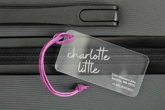 Luggage Tags Luggage Tag Personalized Wedding Bridesmaid 