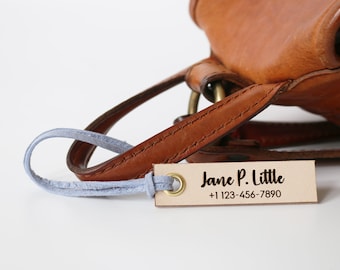 Leather Luggage Tags  Luggage Tag Personalized  Wedding Bridesmaid Luggage Tag Engraved  Durable  Travel Gift  Bag Tag | Kids Backpack F2